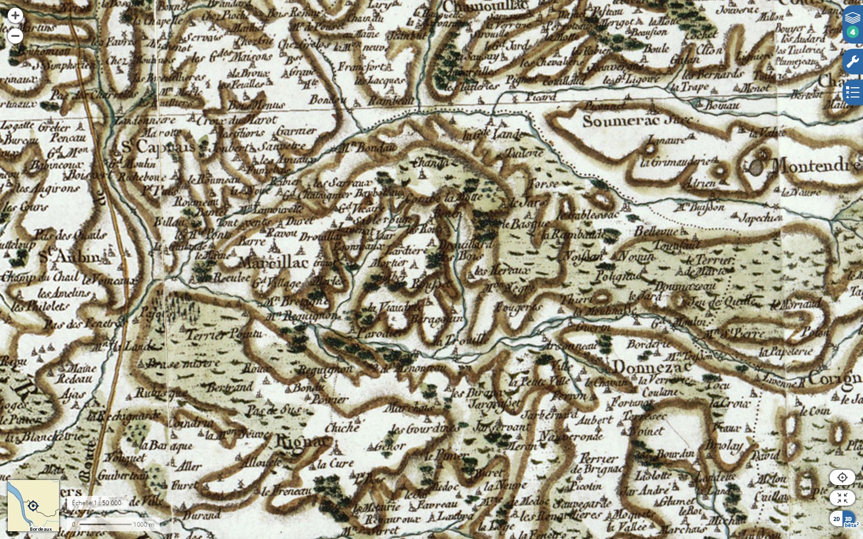 Source Géoportail – Carte de Cassini